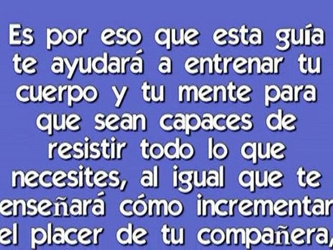 Como Evitar la Eyaculacion Precoz