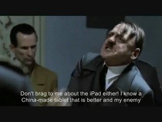 The Real Hitler's Angry Reaction to the iPad