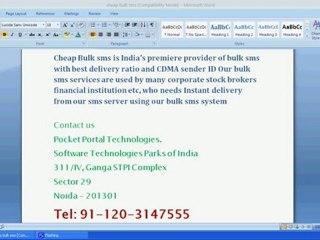 cheap bulk sms