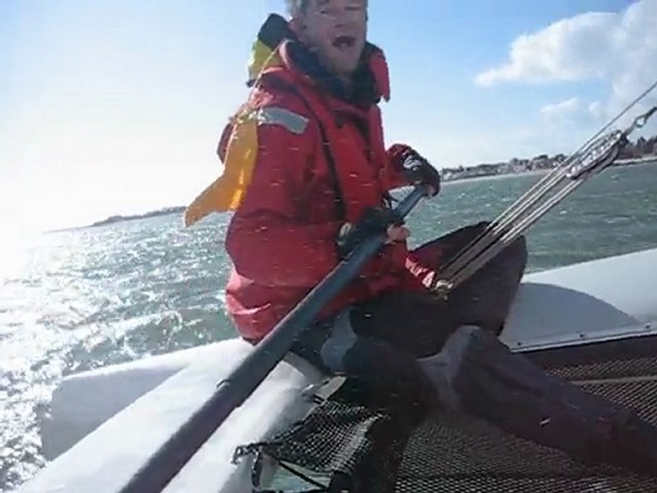 Une pointe à 20 kts pour la deuxième sortie !