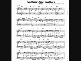 Metallica - Nothing Else Matters (piano sheet music)