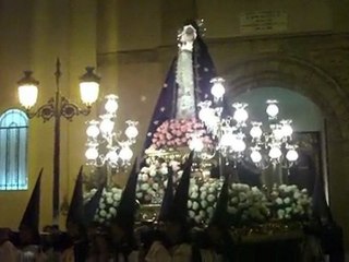Salida virgen Dolorosa - Himno de España- Beniaján