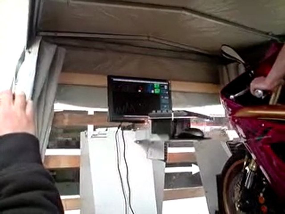 banc de puissance R1 172cv 301km/h chrono