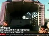 Bomba en un camión mata a una familia en Afganistán