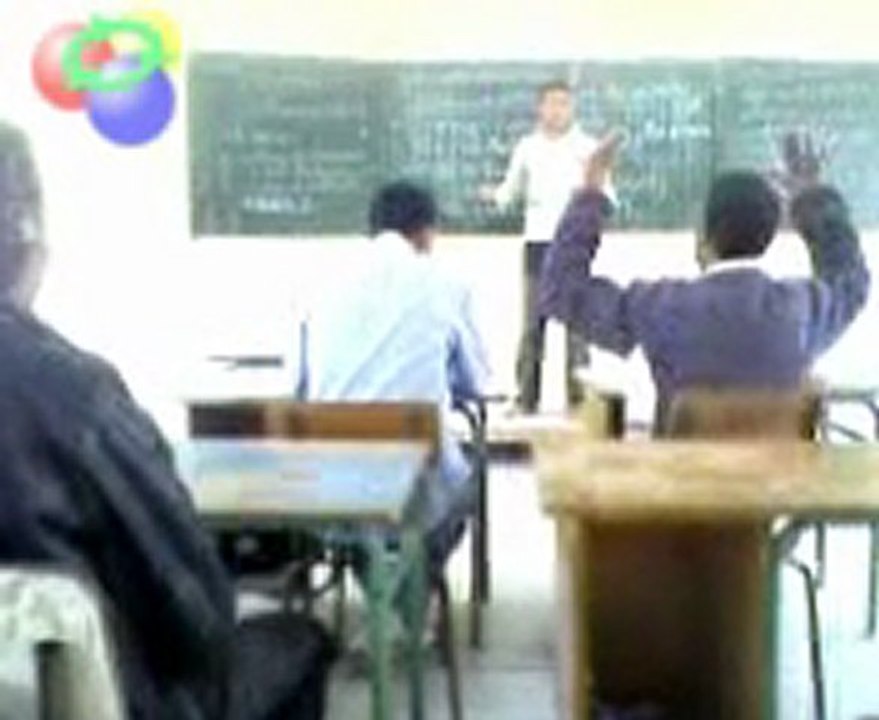 professeur en colère.