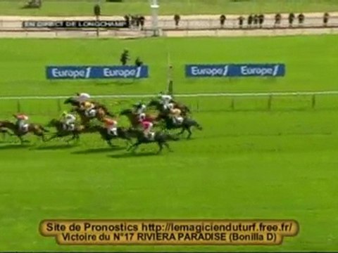 vidéo Quinté a longchamp PRIX DU PALAIS GARNIER