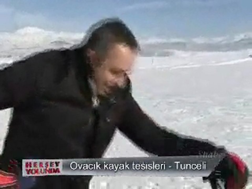 Tunceli Ovacık kayak tesisi her şey yolunda