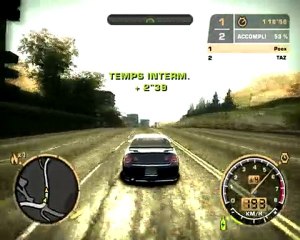 need for speed most wanted blacklist n°14 TAZ course 2