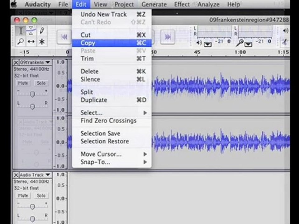 Editer du son avec Audacity