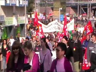 La manifestation du 23 mars 2010 à Montpellier.