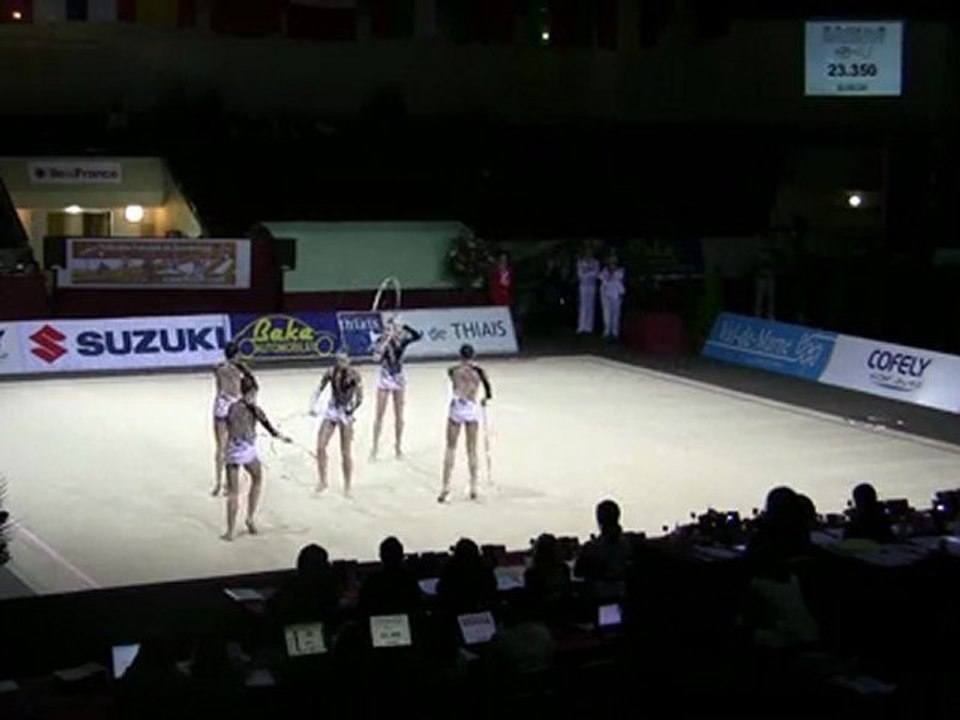 Internationaux Thiais 2010 -Ensemble Russie - 5 Cerceaux