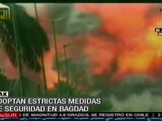 Refuerzan seguridad en Bagdad tras atentados