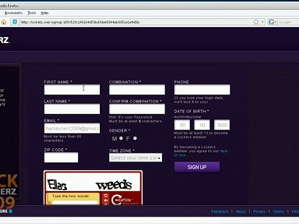 Lockerz hack start with 5450 ptz! Still works at april 6th