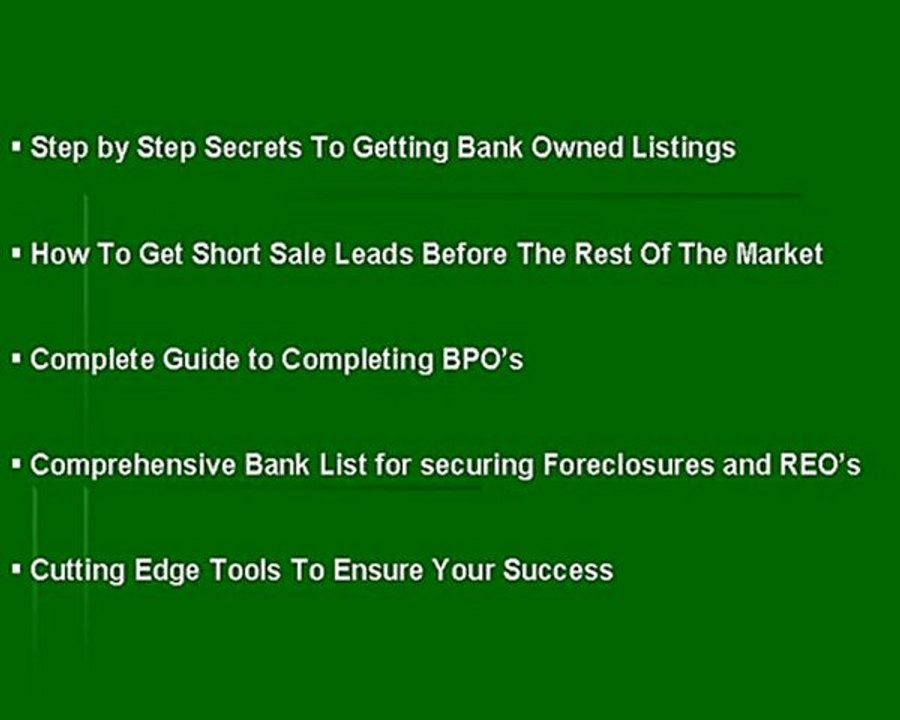 how to get reo listings