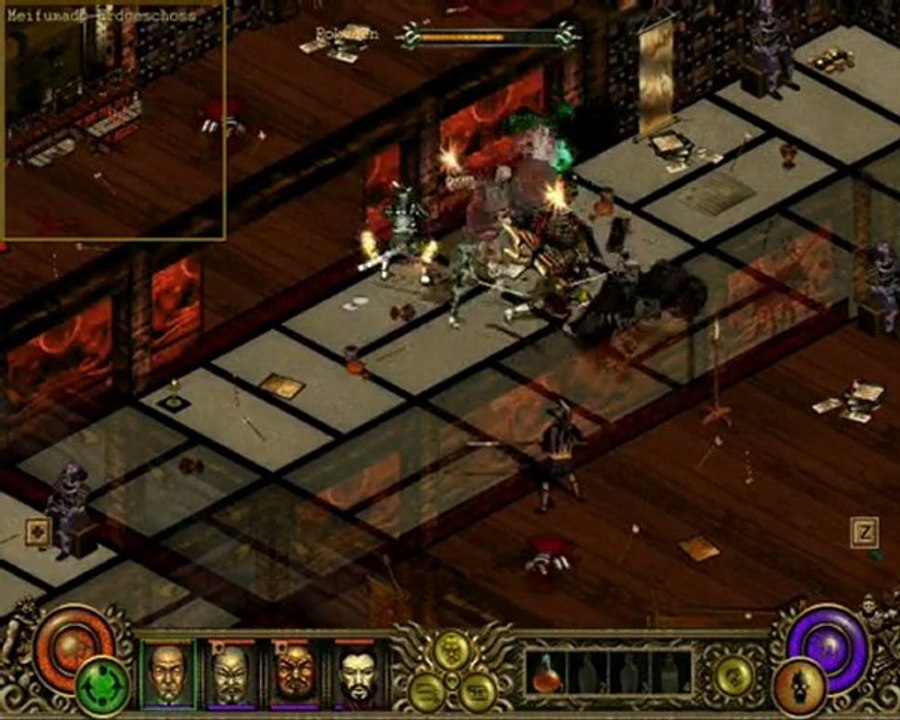 Throne of Darkness, Boss run ( Slop run / Zanchin run )