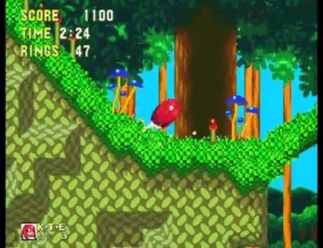 Sonic & Knuckles - Gameplay Knuckles