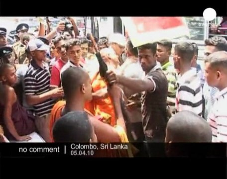 Hunger strike stopped by police in Sri Lanka