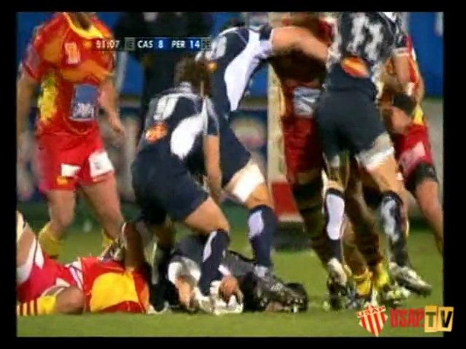 TOP14 Orange CASTRES USAP - Avril 2010