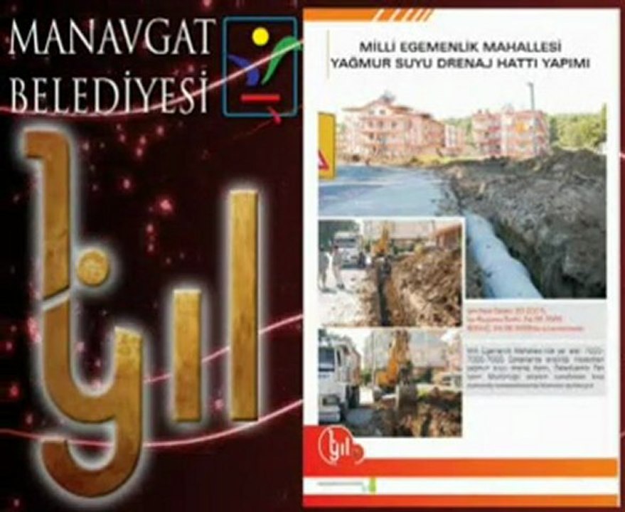 Manavgat Belediyesi Sunum. "Hizmette 1 Yıl"