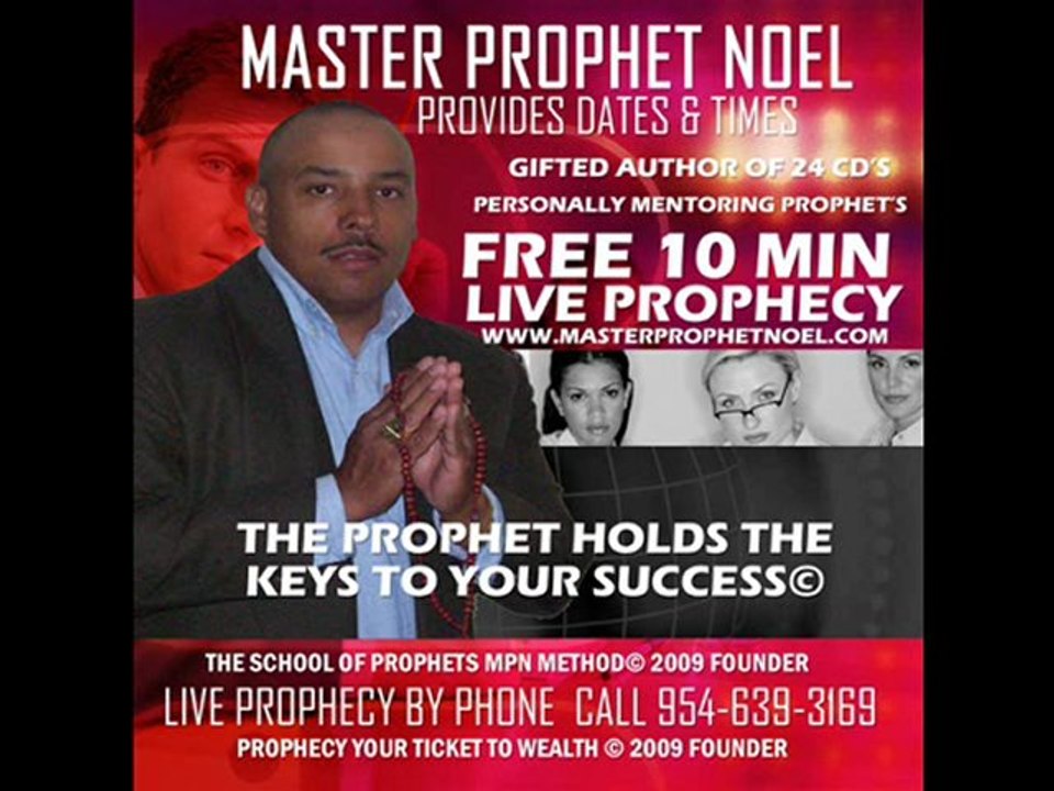 THE PROPHET HOLDS THE KEYS by Master Prophet Noel