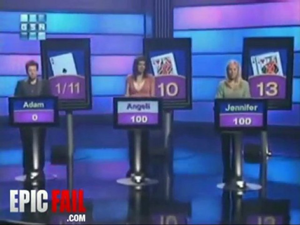 Game Show Contestant Fail