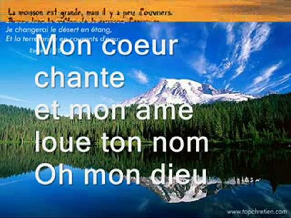 Mon coeur chante