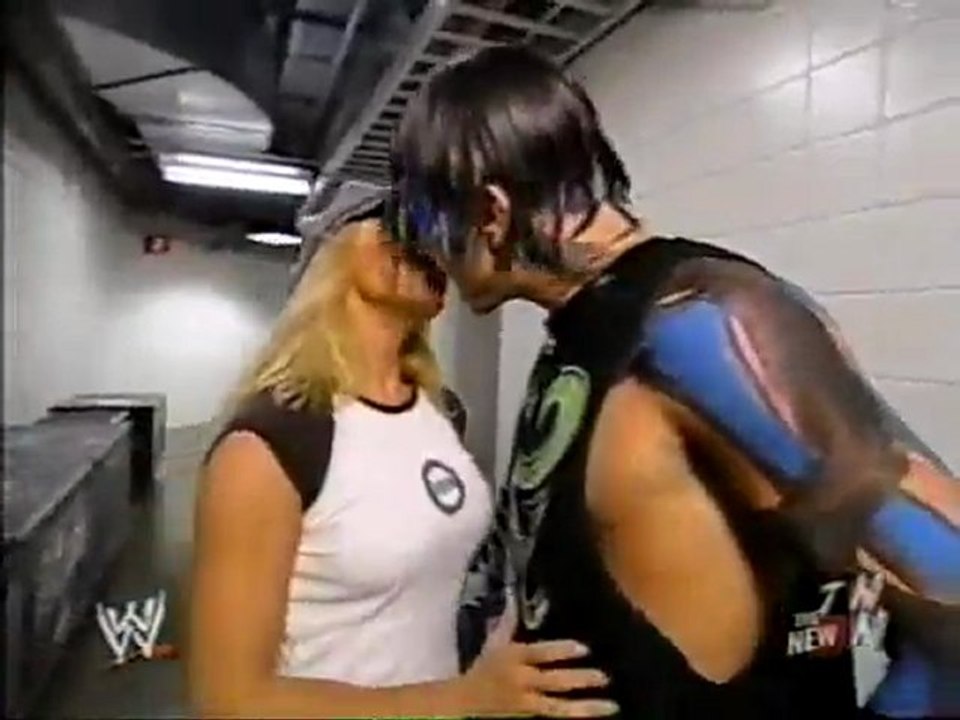 Trish and Jeff backstage