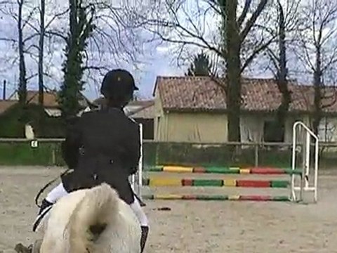 Justine et Iséo des Aulnis Club Poney 1 le 04.04.10 à Charpe