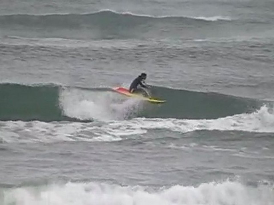 Mal día para el waveski en Cabedelo