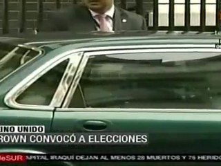 Convocan a elecciones en Gran Bretaña