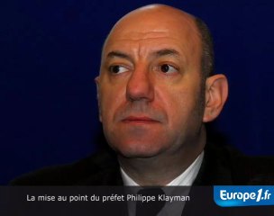 Le rappel à l’ordre du préfet Klayman