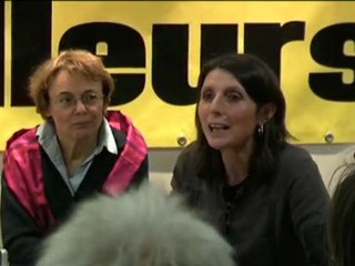 Sortir du Nucléaire C.  Poupin conf de presse Rouen 24 mars