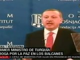 Recep Tayyip Erdogan aboga por la paz en los Balcanes