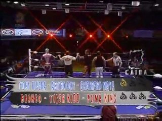 Astro Boy, Maya, Tony vs Bronco, Puma, Bronco, Tiger