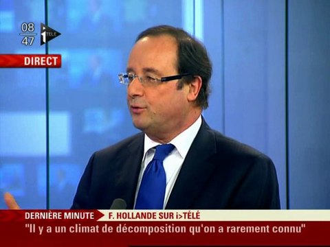 François Hollande : L'invité politique d'Itélé (07/04/10)