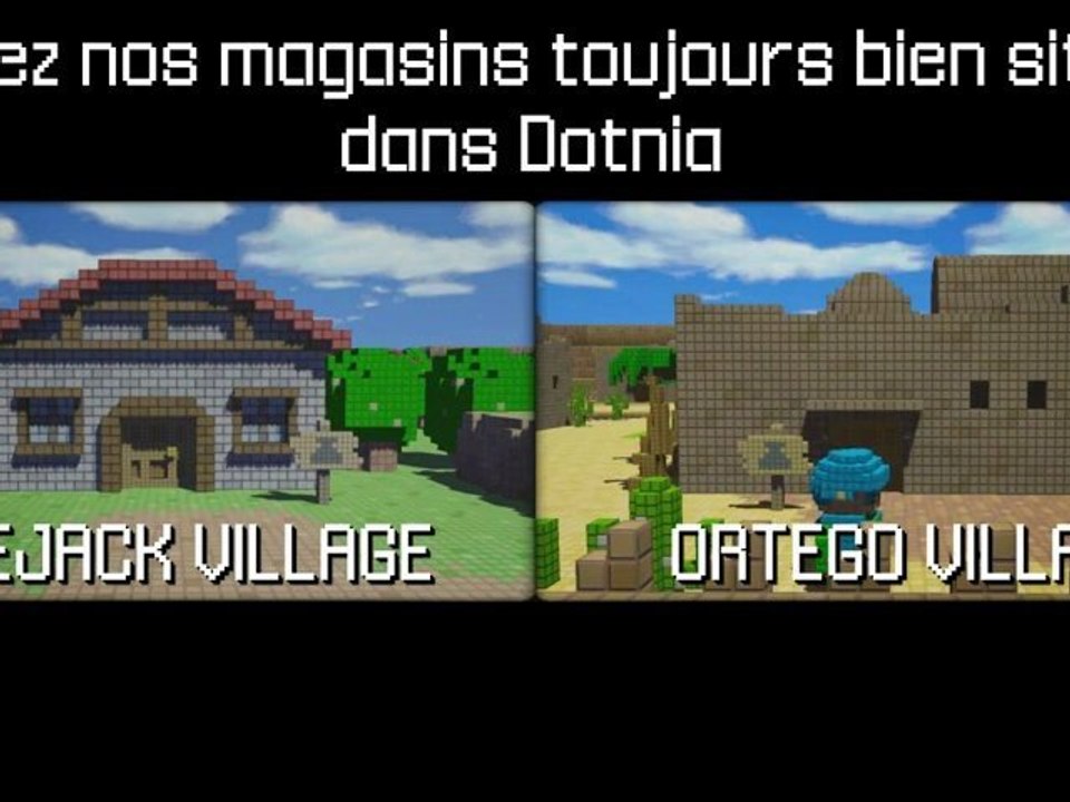 3D Dot Game Heroes - Trailer de Dot-Mart [VF]