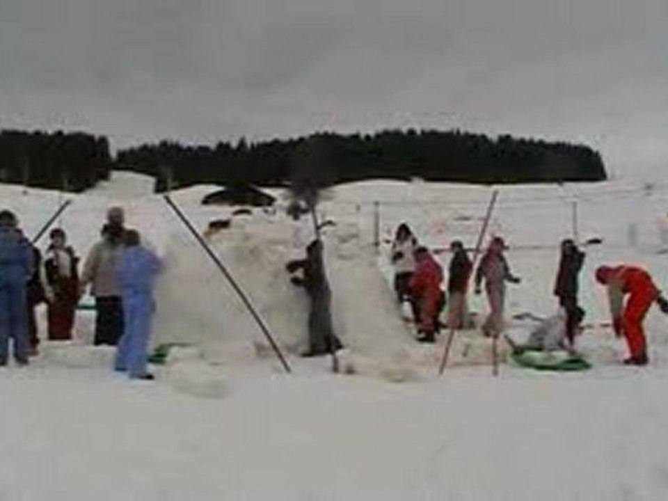 fabrication de l'igloo (1)