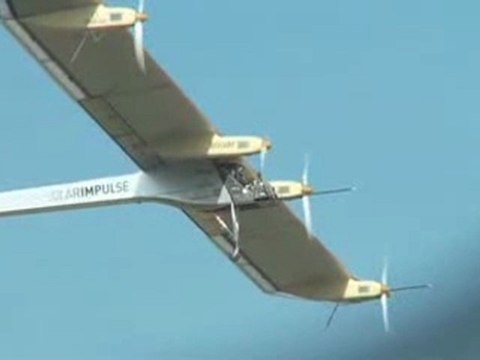 Le premier vol de Solar Impulse à Payerne le 7 avril 2010