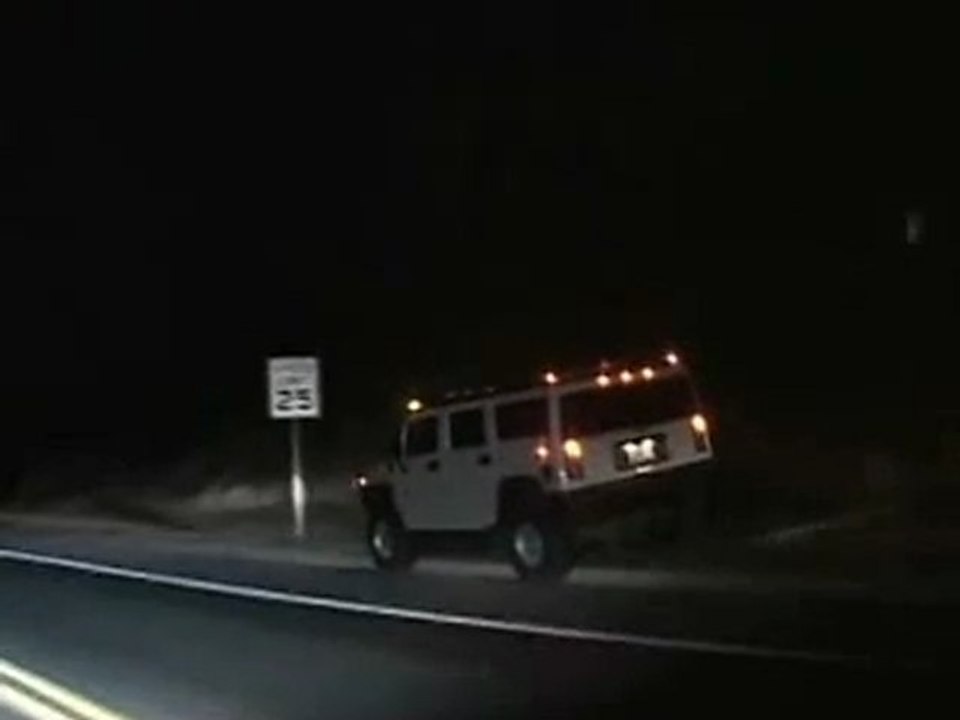 Crazy Driver In Hummer