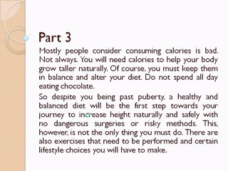 Get taller - How to grow taller naturally