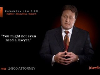 You might not need a personal injury lawyer