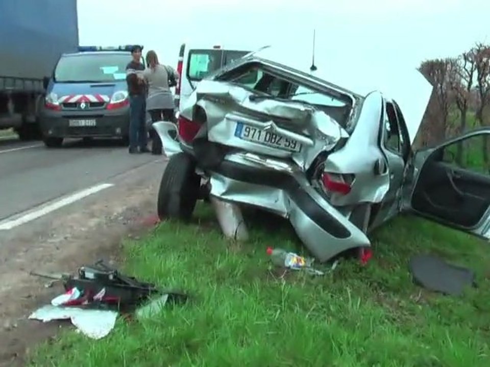 Accident RN2 avril 2010