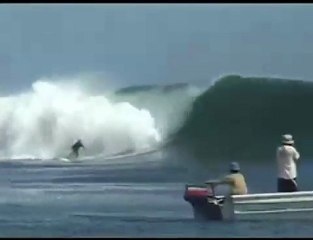 Surfing famous G-Land