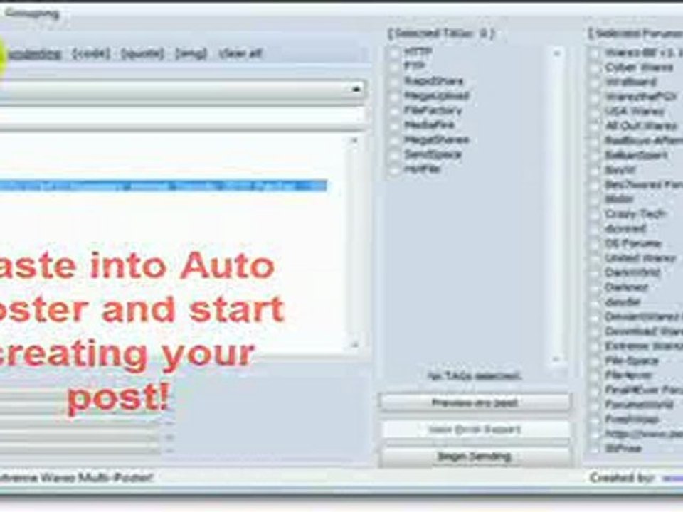 Hotfile, Auto Poster, +700 Forums, Make money $12-$15 a day