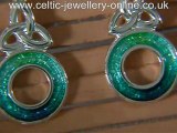 Silver Celtic Earrings DWO479