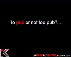 To pub or not TOO PUB ?