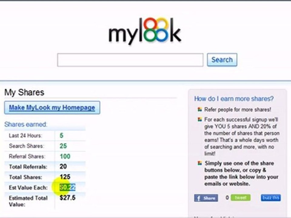 MyLook el Buscador que te Paga