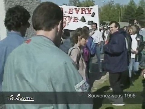 Souvenez-vous en 1995 : Grogne des salariés de Belin Evry