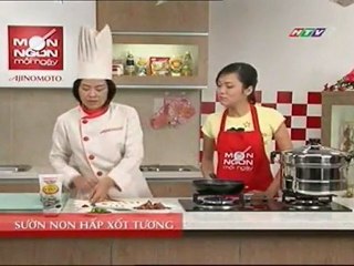 Sườn non hấp sốt tương