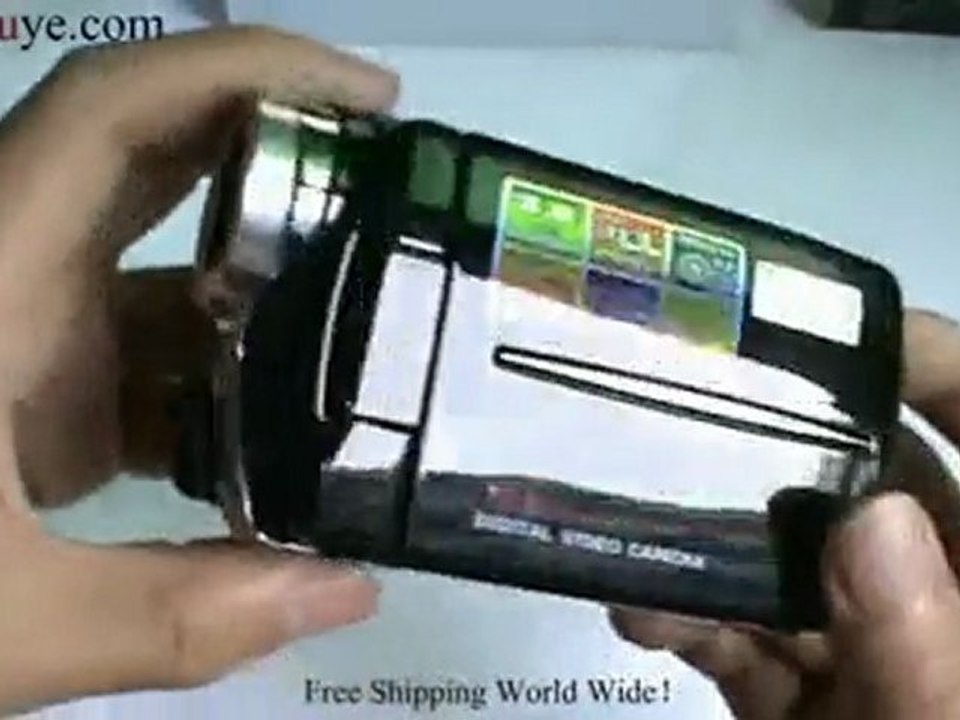 3.0 Inch TFT 12MP Digital Camcorder DV-K109 Black